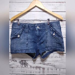 Y2K Levi’s Red Tab Shorts Flap Pocket Front Seam Size 7